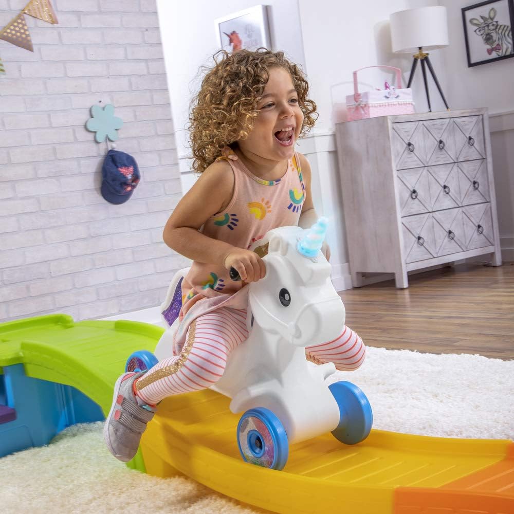 Unicorn Up & Down Roller Coaster Kids Ride Toy