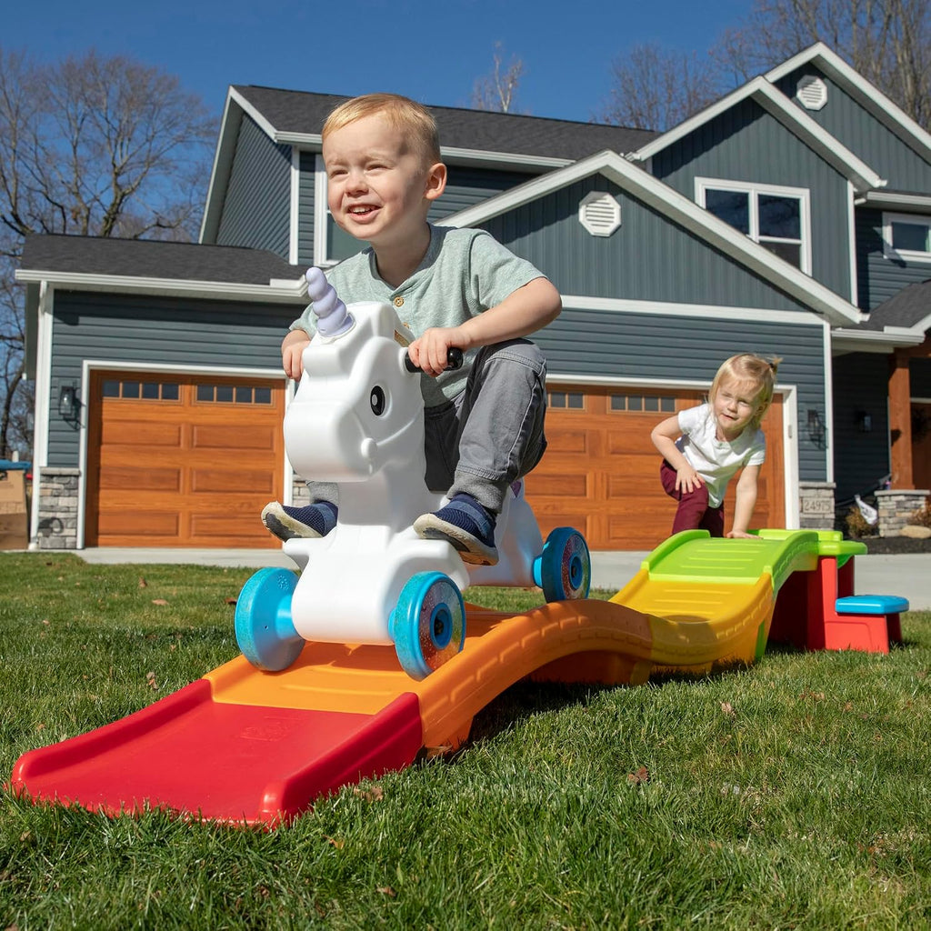 Unicorn Up & Down Roller Coaster Kids Ride Toy