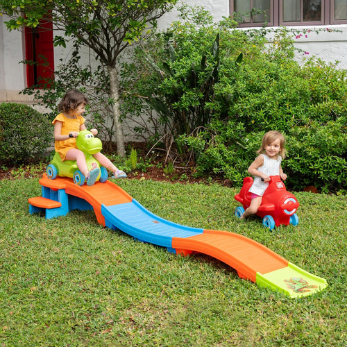Dino Dash Up & Down Roller Coaster Kids Ride Toy